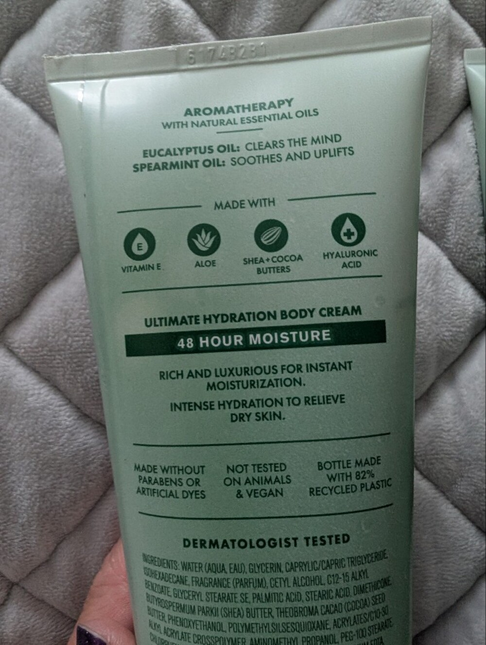 NEW! Bath And Body Works Stress Relief Eucalyptus Spearmint Body Cream - Picture 3 of 3